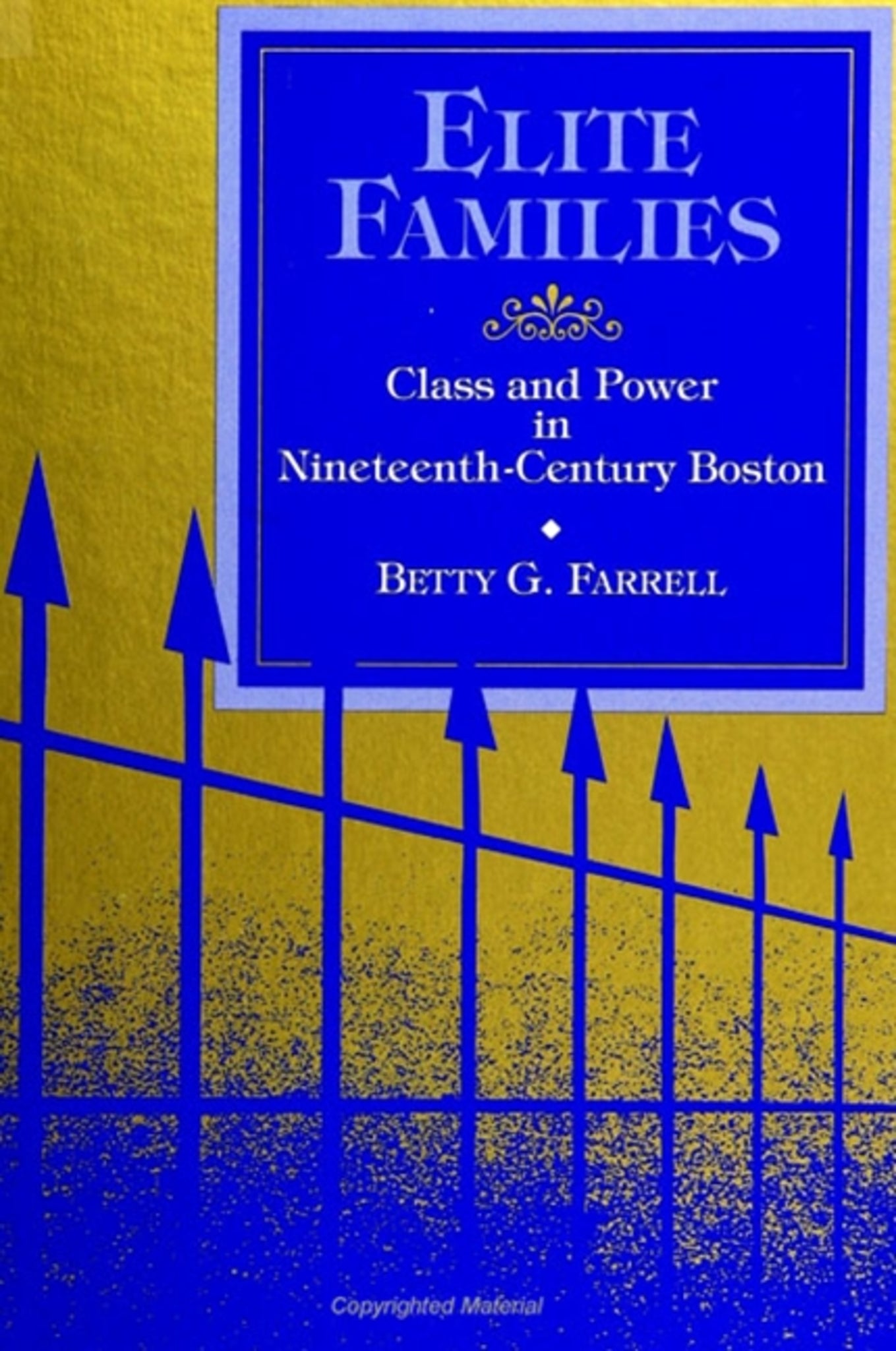 Cover image for Elite Families ISBN 9780791415948